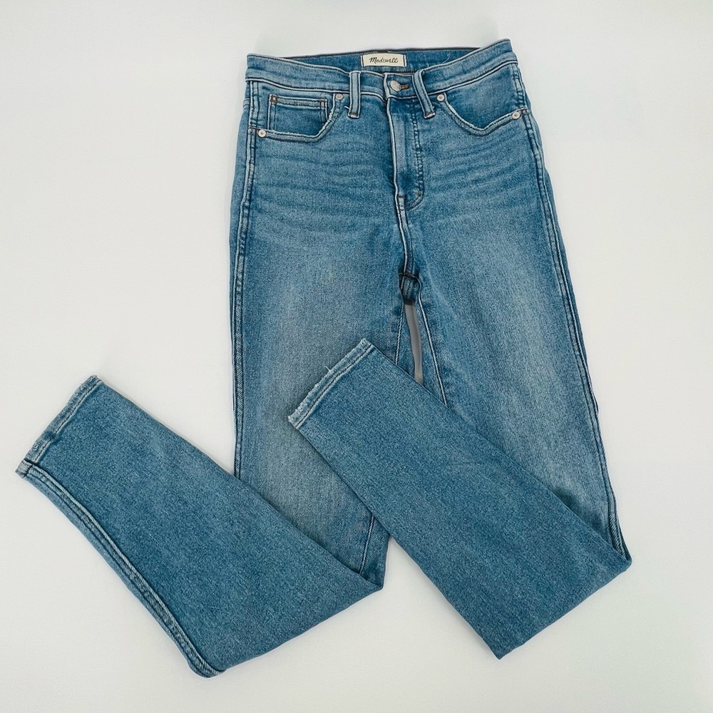 Womans madewell jeans size 27 10” high rise skinny